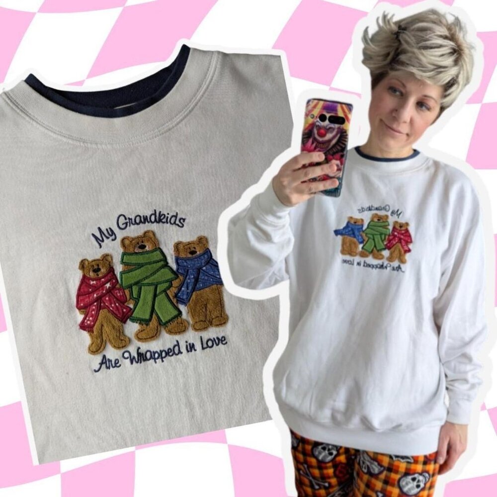 Teddy Bear Sweatshirt / Grandma Sweatshirt